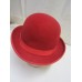 vintage 100% Wool Derby hat  Red  Designer brand  L  eb-40136376